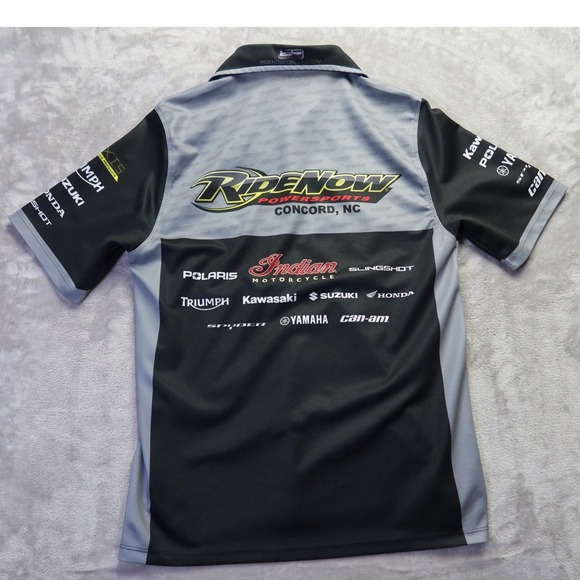RideNow PowerSports Mechanic Polo Shirt S Indian Motorcycles Can-Am Yamaha - Picture 4 of 7